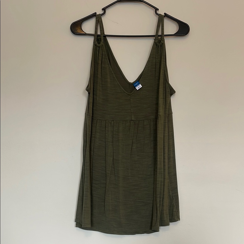 Olive Green Maternity Tank